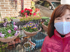 お花が素敵なお宅を訪問